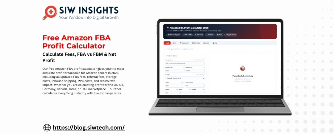 Free Amazon FBA profit calculator 2026 all fees included
