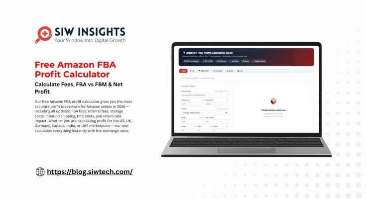Free Amazon FBA profit calculator 2026 all fees included